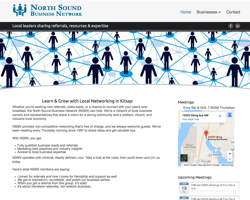North Sound Business Network by HawkFeather Web Designb